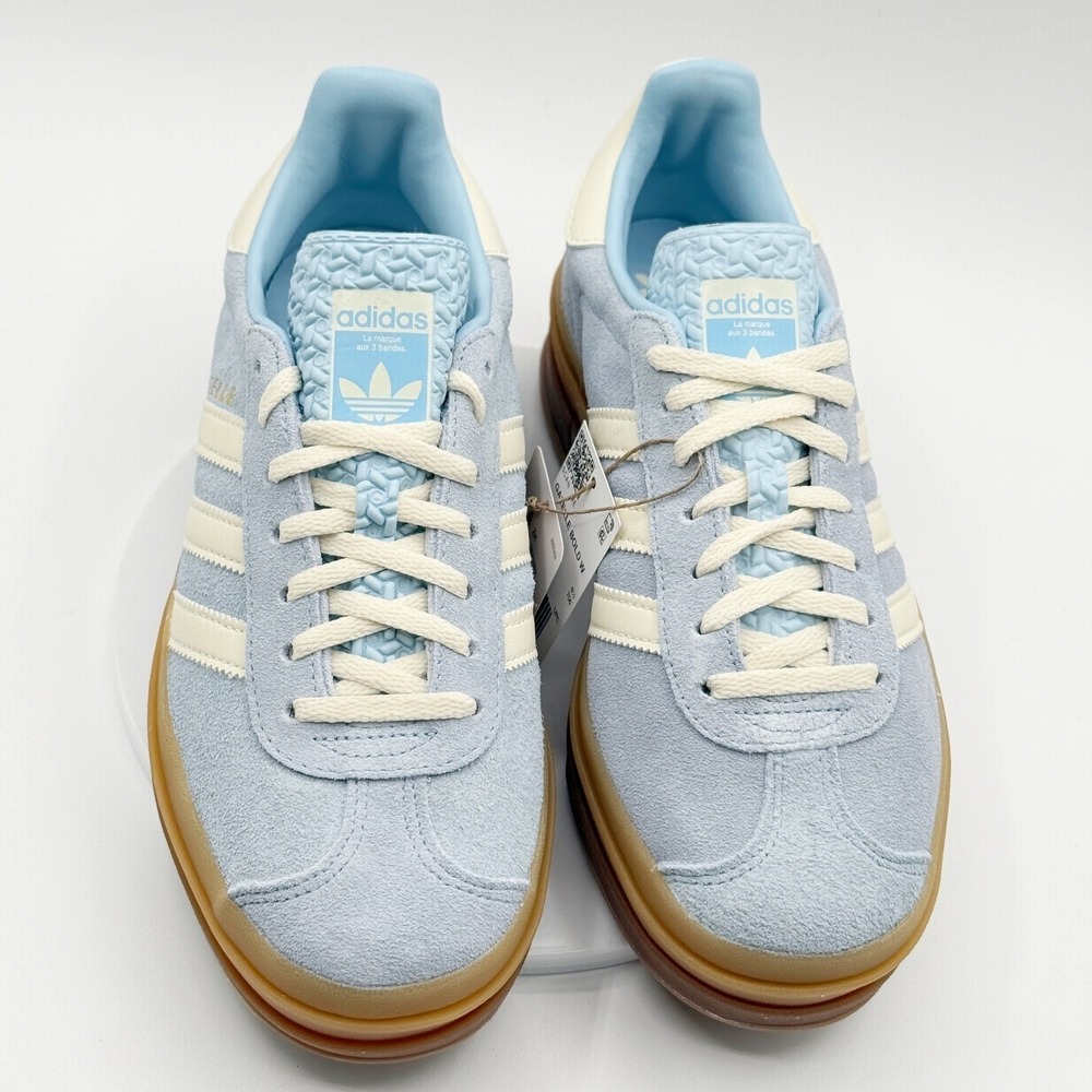 Adidas Gazelle Bold Clear Sky Cream W Size 7.5 Womens Platform Shoes JQ7776, NIB - Picture 6 of 9